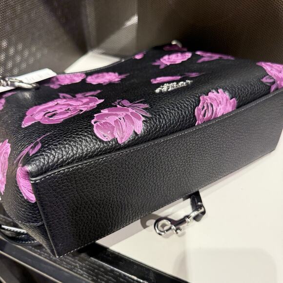 Last 1 ‼️Coach Laurel Shoulder Bag With Floral Print CCE26 - Picture 9 of 9